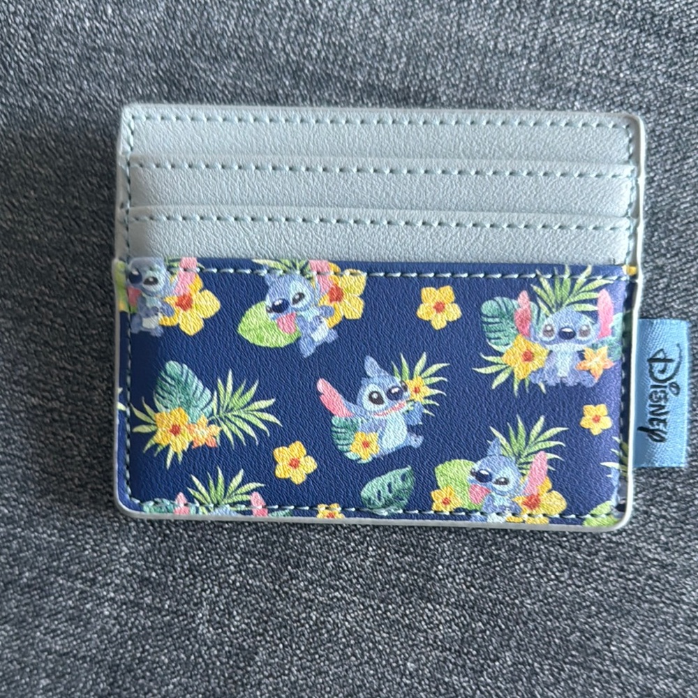 Disney Stitch Card Holder - Blue and Gray - Picture 1 of 2